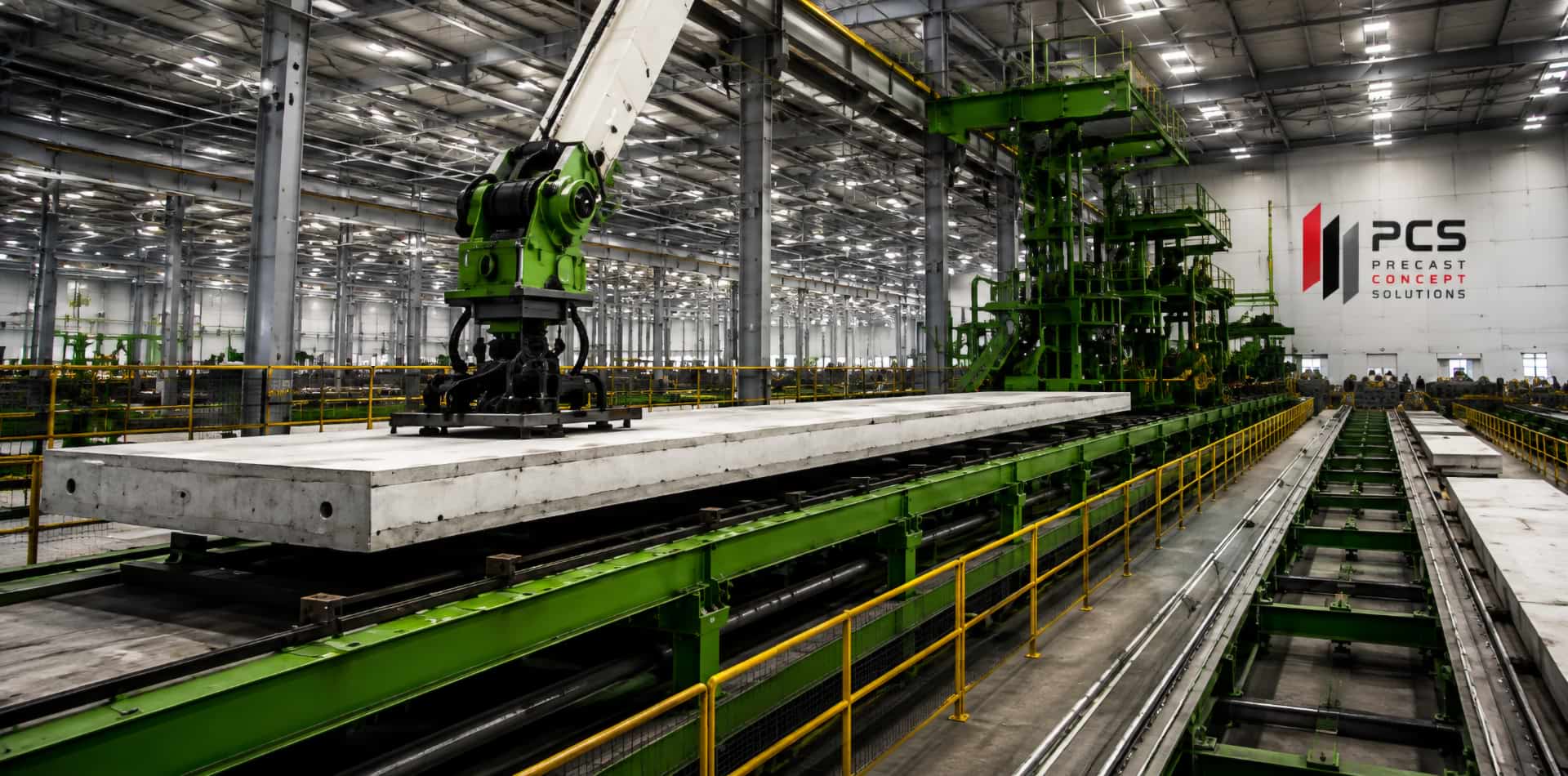 Entrepôt de murs préfabriqués