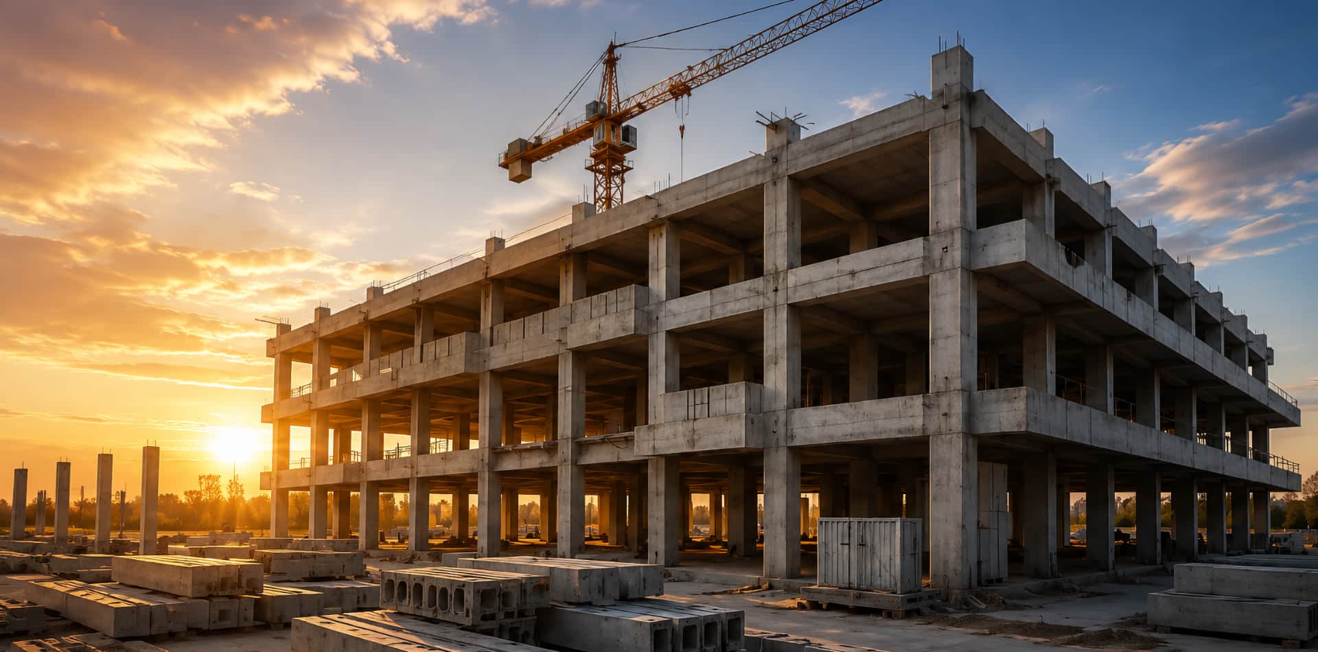 Entrepôt de murs préfabriqués
